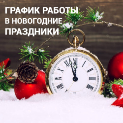 График работы в новогодние праздники!