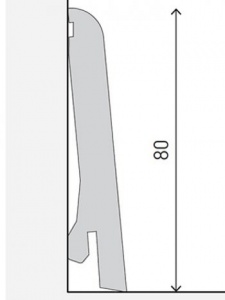 Плинтус 80мм